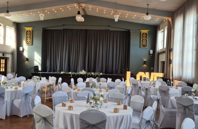 Wedding Space Setup for Reception