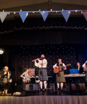 Band Playing on Stage