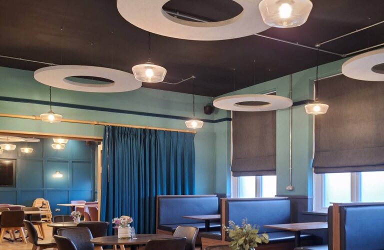 Empty Cafe Booth Seats
