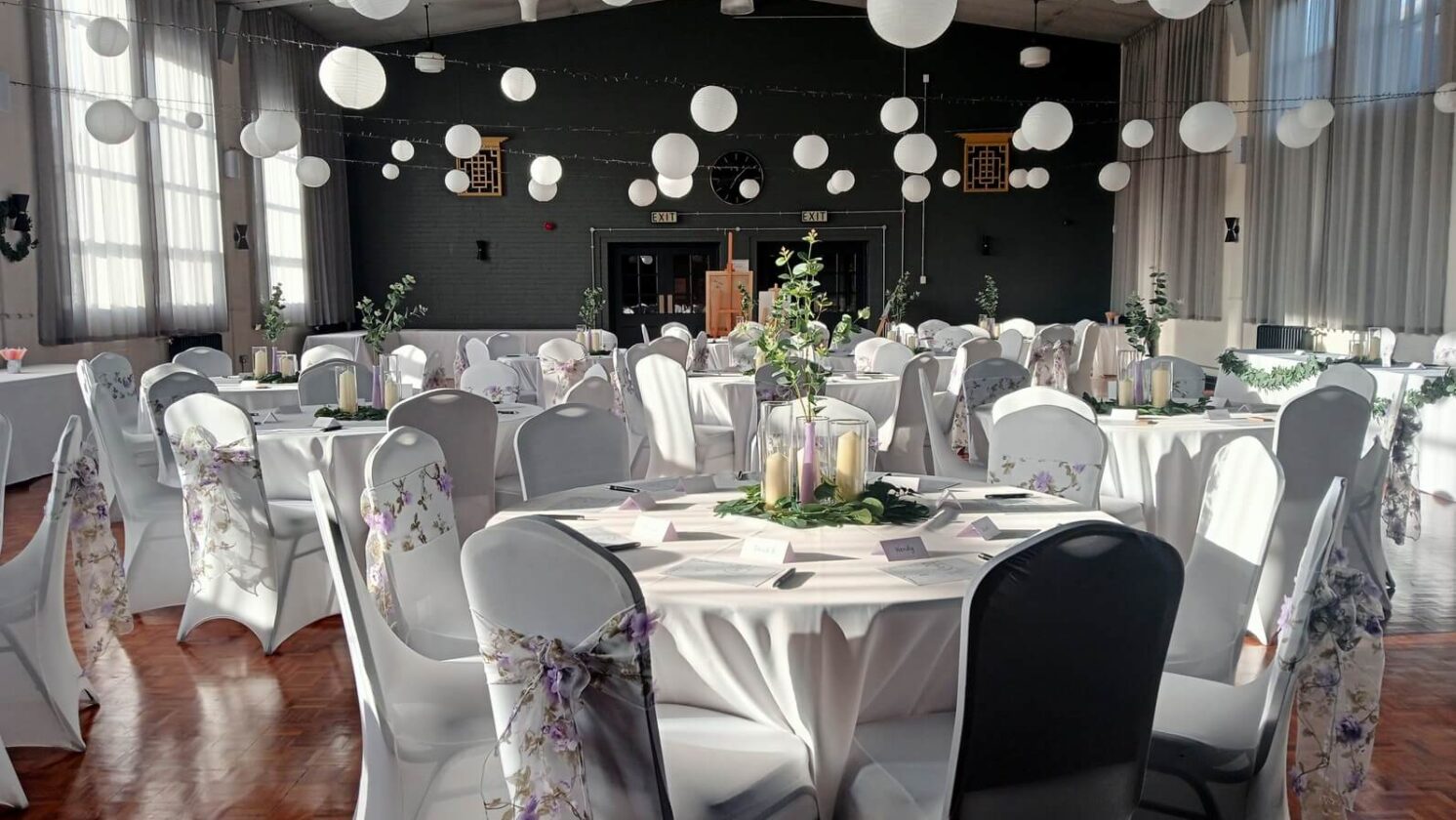 Wedding Venue With Places Set
