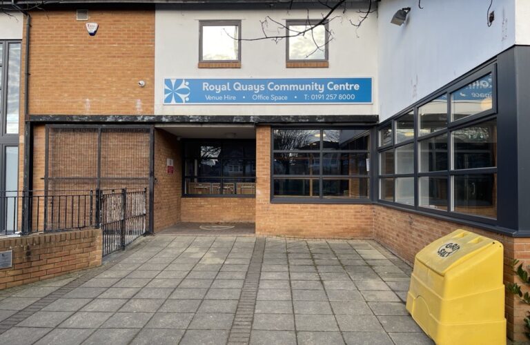 Exterior of Royal Quays Community Centre